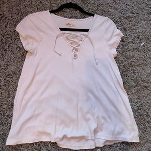 Hollister short sleeve T-shirt with tie detail